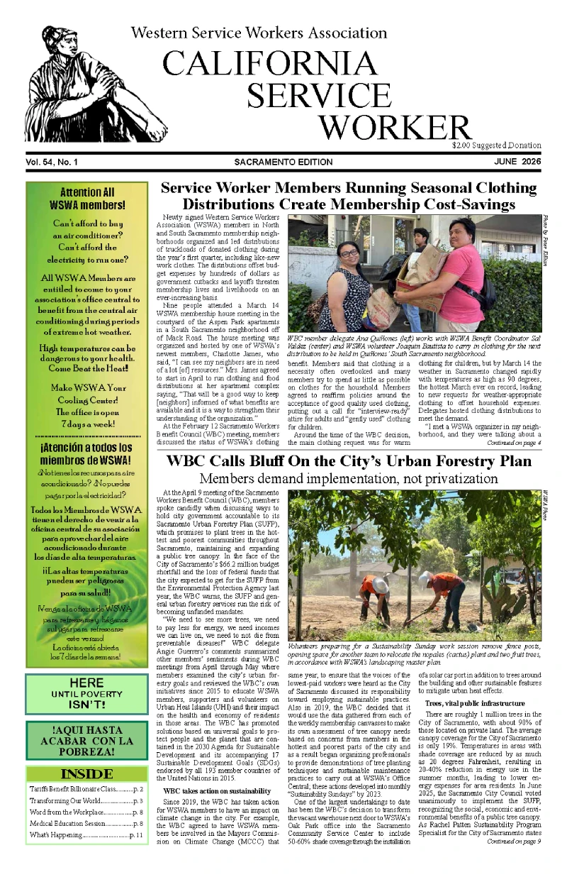Image of publication: "California Service Worker."